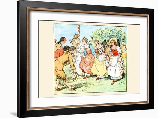 Dance at the My Pole-Randolph Caldecott-Framed Art Print