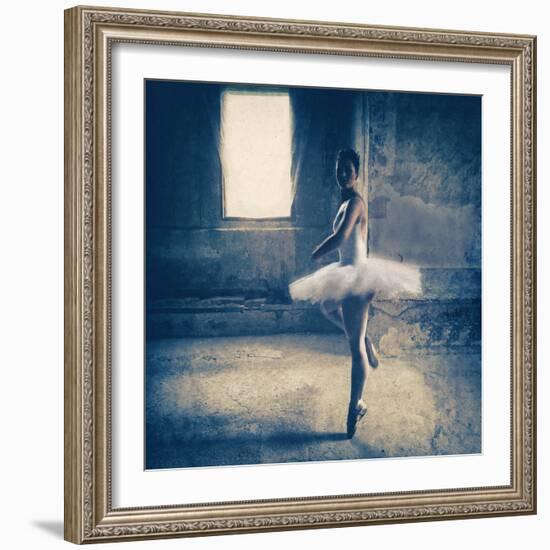 Dance Audition-Roswitha Schleicher-Schwarz-Framed Photographic Print