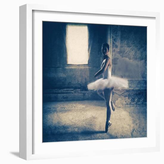 Dance Audition-Roswitha Schleicher-Schwarz-Framed Photographic Print