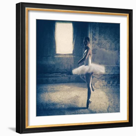 Dance Audition-Roswitha Schleicher-Schwarz-Framed Photographic Print