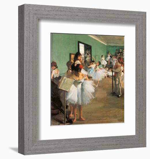 Dance Class, 1873-Edgar Degas-Framed Art Print