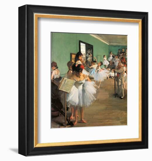 Dance Class, 1873-Edgar Degas-Framed Art Print