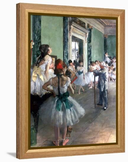 Dance Class, 1874-Edgar Degas-Framed Premier Image Canvas