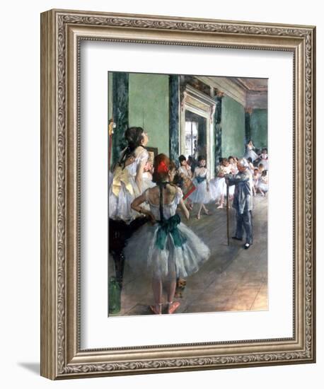 Dance Class, 1874-Edgar Degas-Framed Giclee Print