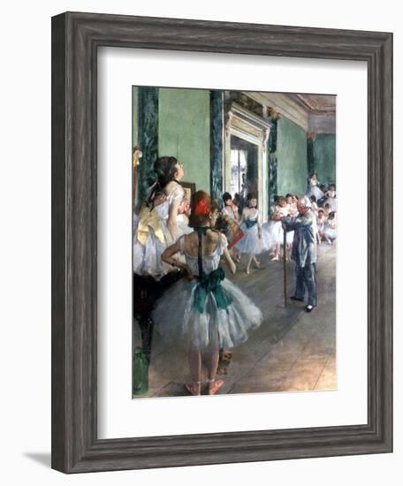 Dance Class, 1874-Edgar Degas-Framed Giclee Print