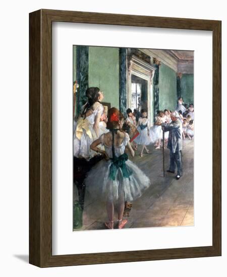 Dance Class, 1874-Edgar Degas-Framed Giclee Print