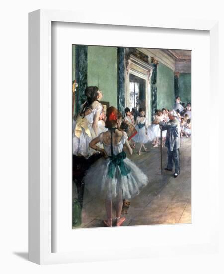 Dance Class, 1874-Edgar Degas-Framed Giclee Print