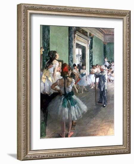 Dance Class, 1874-Edgar Degas-Framed Giclee Print