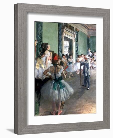 Dance Class, 1874-Edgar Degas-Framed Giclee Print