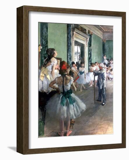 Dance Class, 1874-Edgar Degas-Framed Giclee Print