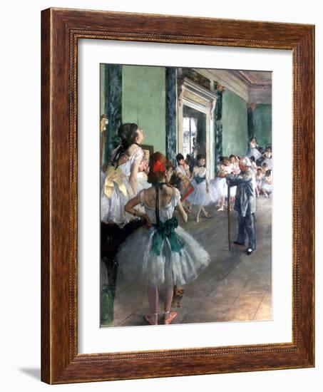 Dance Class, 1874-Edgar Degas-Framed Giclee Print