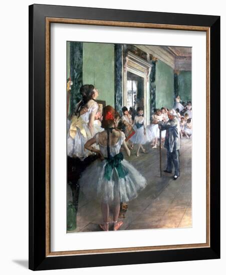 Dance Class, 1874-Edgar Degas-Framed Giclee Print