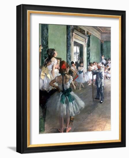 Dance Class, 1874-Edgar Degas-Framed Giclee Print