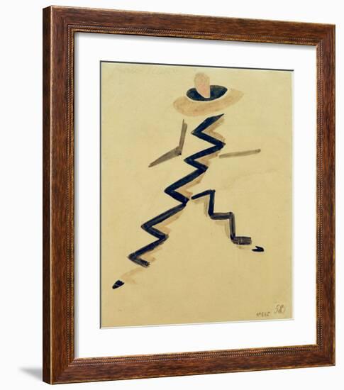 Dance Costume for the Film, The Little Parisian, 1926-Robert Delaunay-Framed Giclee Print