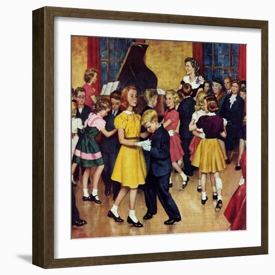 "Dance Cotillion", April 28, 1951-Amos Sewell-Framed Giclee Print