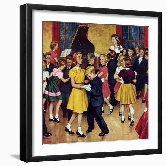 "Dance Cotillion", April 28, 1951-Amos Sewell-Framed Giclee Print