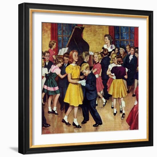 "Dance Cotillion", April 28, 1951-Amos Sewell-Framed Giclee Print