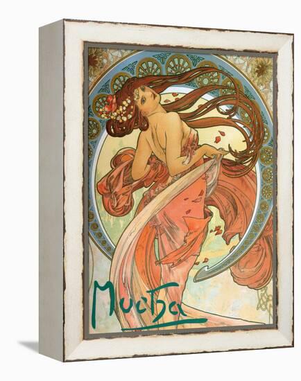 Dance (From the Series the Art), 1898-Alphonse Mucha-Framed Premier Image Canvas