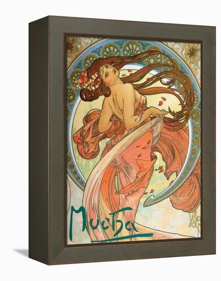 Dance (From the Series the Art), 1898-Alphonse Mucha-Framed Premier Image Canvas