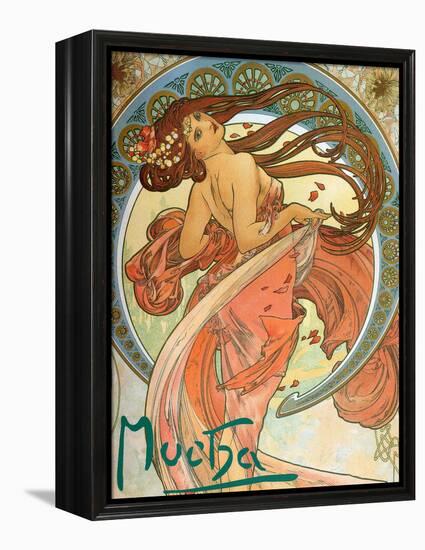 Dance (From the Series the Art), 1898-Alphonse Mucha-Framed Premier Image Canvas