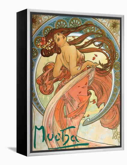 Dance (From the Series the Art), 1898-Alphonse Mucha-Framed Premier Image Canvas