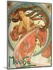 Dance (From the Series the Art), 1898-Alphonse Mucha-Mounted Giclee Print