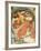 Dance (From the Series the Art), 1898-Alphonse Mucha-Framed Giclee Print