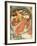 Dance (From the Series the Art), 1898-Alphonse Mucha-Framed Giclee Print