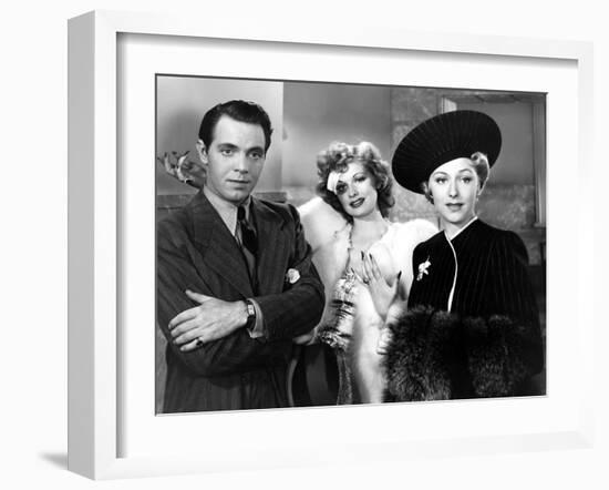 Dance, Girl, Dance, Louis Hayward, Lucille Ball, Mary Carlisle, 1940-null-Framed Photo