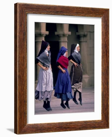 Dance Group at Poble Espanyol, Montjuic, Barcelona, Spain-Michele Westmorland-Framed Photographic Print