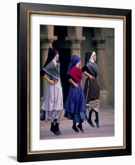 Dance Group at Poble Espanyol, Montjuic, Barcelona, Spain-Michele Westmorland-Framed Photographic Print