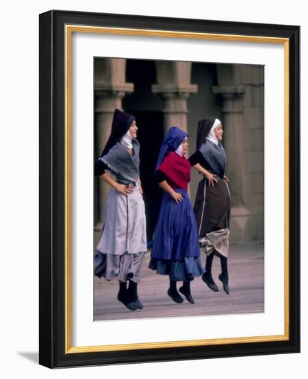 Dance Group at Poble Espanyol, Montjuic, Barcelona, Spain-Michele Westmorland-Framed Photographic Print