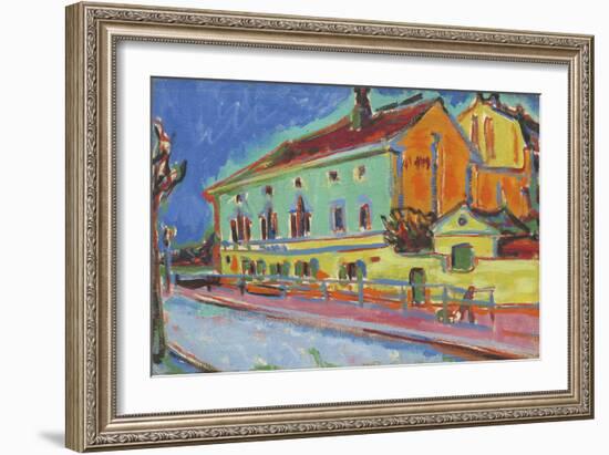 Dance Hall, Bellevue-Ernst Ludwig Kirchner-Framed Giclee Print