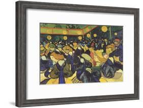 Dance Hall in Arles, France (Tanzsaal in Arles)-Vincent van Gogh-Framed Art Print