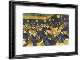 Dance Hall in Arles, France (Tanzsaal in Arles)-Vincent van Gogh-Framed Art Print