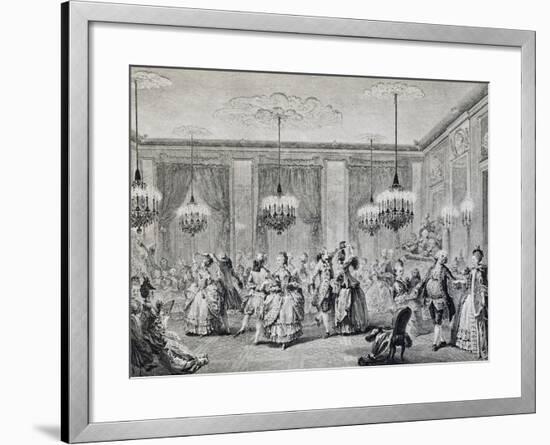 Dance in Ballroom, French Print-null-Framed Giclee Print