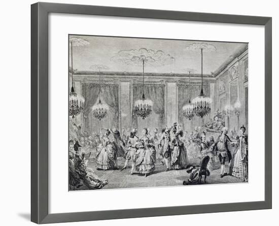 Dance in Ballroom, French Print-null-Framed Giclee Print