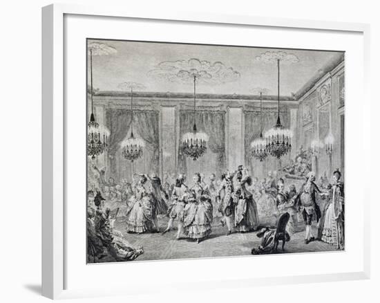 Dance in Ballroom, French Print-null-Framed Giclee Print