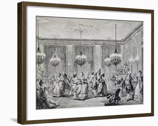 Dance in Ballroom, French Print-null-Framed Giclee Print