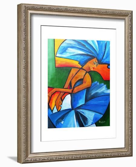 Dance in blue, 2008-Patricia Brintle-Framed Giclee Print