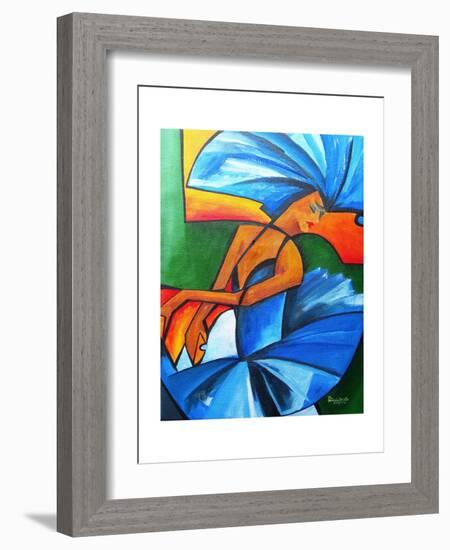 Dance in blue, 2008-Patricia Brintle-Framed Giclee Print