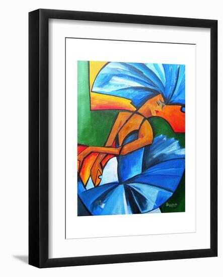 Dance in blue, 2008-Patricia Brintle-Framed Giclee Print