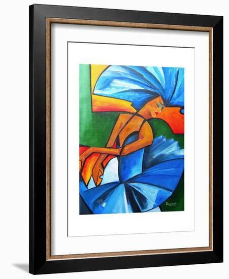 Dance in blue, 2008-Patricia Brintle-Framed Giclee Print