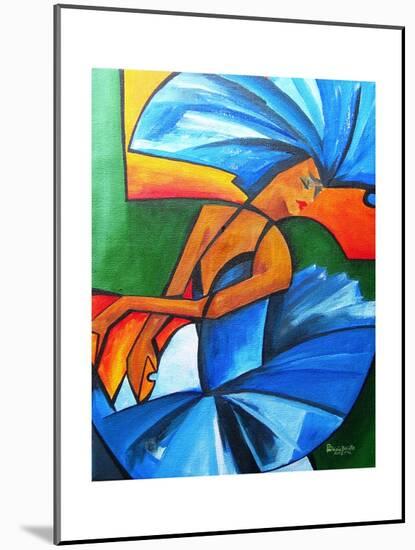 Dance in blue, 2008-Patricia Brintle-Mounted Giclee Print