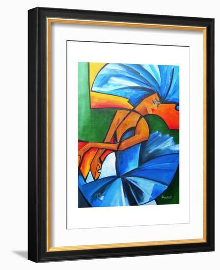 Dance in blue, 2008-Patricia Brintle-Framed Giclee Print