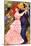 Dance In Bougival (Detail)-Pierre-Auguste Renoir-Mounted Art Print
