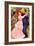 Dance in Bougival (Detail)-Pierre-Auguste Renoir-Framed Art Print