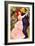 Dance In Bougival (Detail)-Pierre-Auguste Renoir-Framed Art Print