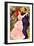 Dance In Bougival (Detail)-Pierre-Auguste Renoir-Framed Art Print