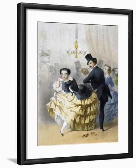 Dance in Paris, Couple of Dancers, France-null-Framed Giclee Print